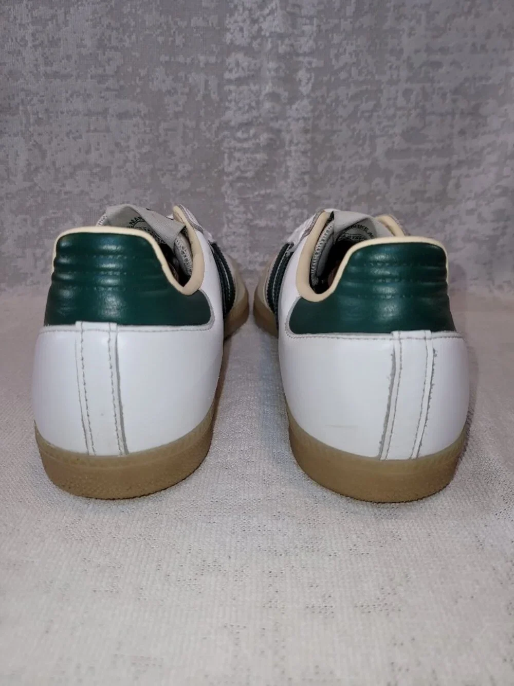 Adidas Men’s Samba OG Originals Size 9 White Collegiate Green Gum JS3831 Shoes - Picture 9 of 16